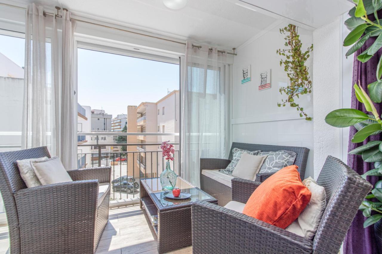 Ferienwohnung Sand1-Apartamento En La Playa, Centrico, Parking Y Clima Roses Exterior foto